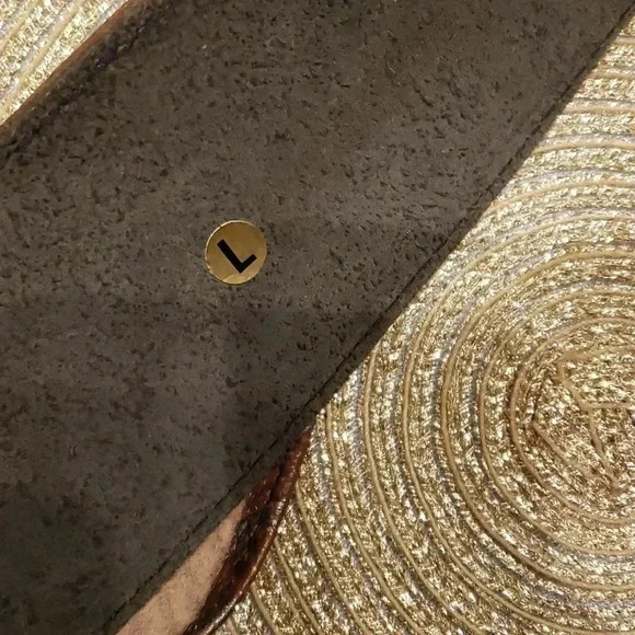 PERLEI leather belt size L NWOT - Picture 5 of 5